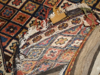 Antique Nice Shasevan piled bagface. Original kilim back. Good colors and wool.                     