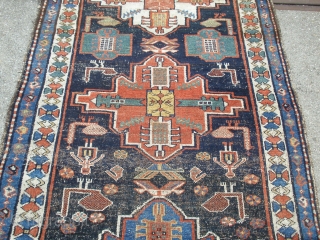 Excelent Antique Kurdish long rug 100% wol on wol 
Natural Dyed Soft and smooth.
size 324 x 109 cm               