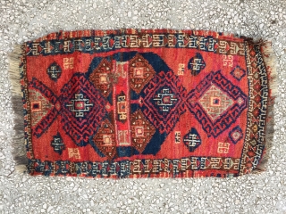 East Anatolian Kurdish yastik, 
Size:85x52cm / 34x21 inc                         