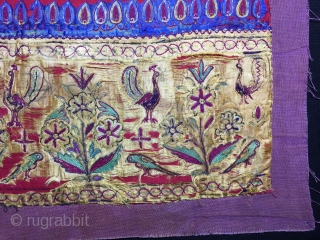 İndian Mochi Textiles 19th Century Size:100x52cm/ 40x20 inches                         