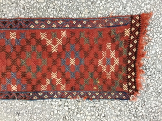 Central Anatolian Konya-Obruk Cicim Band
19th Century 
Size:360x32Cm / 11’10”x1’1”                        