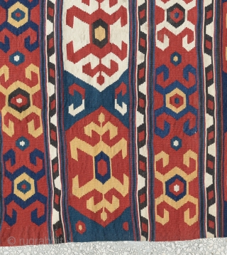 Caucasian Kilim Late 19th Century 200x99 Cm
6'7"x3'1"                          