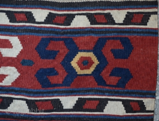 Caucasian Kilim Late 19th Century 200x99 Cm
6'7"x3'1"                          