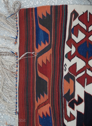 Central Anatolian Kilim Circa 1900
 Size:356 x 138  Cm
         15'2"x5"
Featuring the classic palette of central Anatolian flatweaves, the boldly patterned kilim originates in  ...