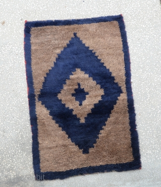 Central Anatolian Old natural Tulu Rug Size:85 x 125
                         ...