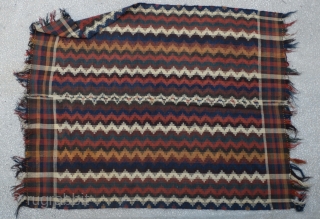 Qashkay Moj blanket Kilim In good colors,two small repaired Circa 1900th
Size:184 x 226 Cm
         6"x 7'4"         