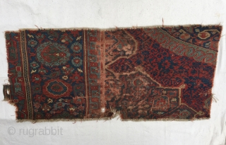 18th Century Anatolian Ushak Fragment
Size:177X85cm / 6'1"2'8"                          