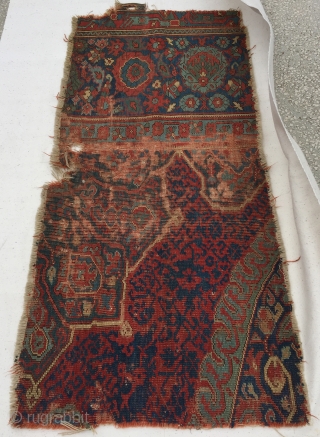 18th Century Anatolian Ushak Fragment
Size:177X85cm / 6'1"2'8"                          