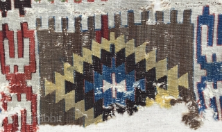 Konya Kilim Fragment,(Seydisehir)
Beginning of 19th Century 
Size: 153 x 295 cm]
         5" x 7'9"           