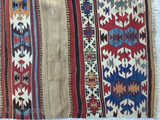 West Anatolian ‘Aydın’Kilim 19th Century
Size:165x370Cm. /  5’5’x12’3”                         