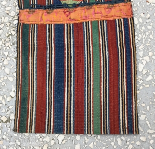 Small Shahsavan silk saddle bag, Circa 1900, in good condition, fine quality Size/ 25x75cm/10x30inches                   