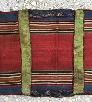 Small Shahsavan silk saddle bag, Circa 1900, in good condition, fine quality Size/ 25x63cm / 10x25 inches                