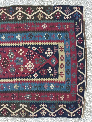 South-East Anatolian Reyhanlı kilim or Aleppo? 19th Century
Size:164x88cm / 5'4"x2'11"                       