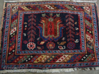 Unusual Afshar Bagface with beautiful desigen and colours,good age.E.mail for more info.Ready for the display.
                  