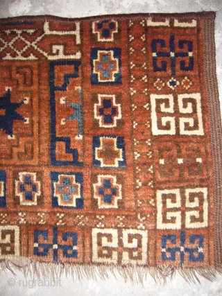 Very unusual Erasri Trapping with Stars,long pcs,supereb natrul colours,fine weave,fragmentry condition.all original without any work done.Size 5'*1'3".                