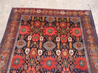 Colorfull juicey Senneh Rug with excellent condition and colors,very fine weave..Size 6'6"*4'6".E.mail for more info and pics.                