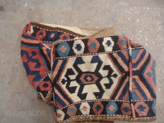 Caucasian Mafrash with great colors and design,all original,good age.Size 3'3"*1'6".E.mail for more info and pics.                  