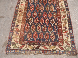 Marsali Shirvan Rug as found with good colors and design,Size 5'9"*3'9".E.mail for more info and pics.                 