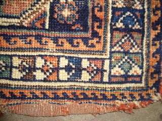 Afshar bagface,fine weave,nice colours and desigen,with original backing,Size 1'7"*1'2".Handwashed ready for use.                     