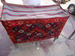 Beautiful Tribal Persian complete Mafrash with good very nice design  colors and excellent condition.Handwashed ready for the display.E.mail for more info.           