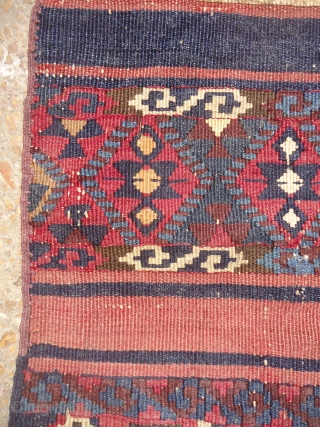 Anatolian Flatwoven Pannel with beautiful natural colors and fine weave,nice age and desigen.Size 2'5"*1'10".E.mail for more info and pics.              