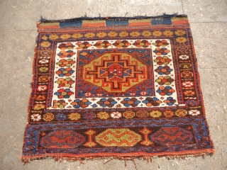 Jaf Kurd Pair with beautiful natural colors and very unusal desigen,nice age,As found without any repair or work done.Size 3ft*3fft each.E.mail for more pics and info.       