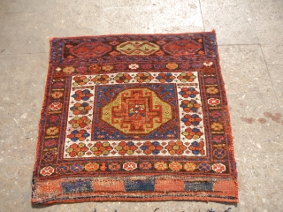 Jaf Kurd Pair with beautiful natural colors and very unusal desigen,nice age,As found without any repair or work done.Size 3ft*3fft each.E.mail for more pics and info.       