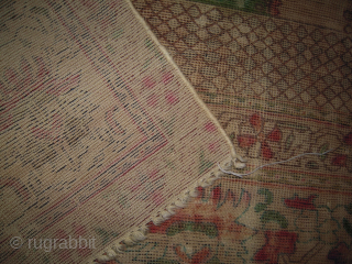 Old Prayer Rug 
Worn                             