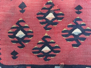  (SOLD)sharkoy distressed Kilim  
Size 10'x 8'4 Ft
                        