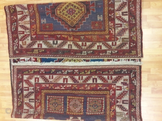 Greetings,
Up for sale is this beautiful Caucasian rug in a fantastic condition as seen in the photos, only few expert reweaving.
            