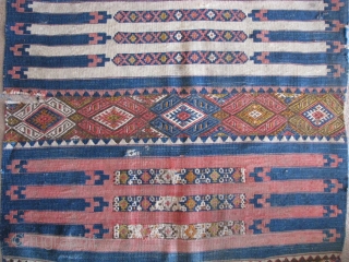 Malatya sinanli cicim + kilim,Southeast Anatolia-Turkey,size : 85cm x 77cm,,,2.78ft x 2.52ft.Thanks. To see my other collections.
https://www.etsy.com/your/shops/KILIMSE
                