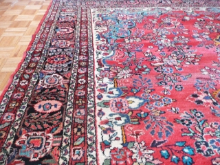 Size 9 X 11'10... 
KPSI 250... 
Age ANTIQUE... 
Origin IRAN... 
Design TABRIZ... 
Materials 100% WOOL...
visit - www.1000sofrugs.com 
               