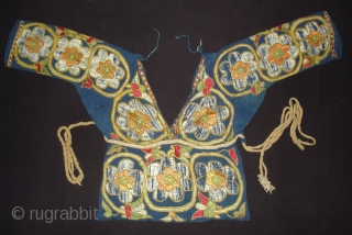 Embroidery Choli(Child)From Chamba Region of Himachal Pradesh India.Circa 1900.(DSC06786 New).                       