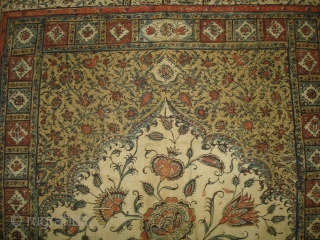 Kalamkari of Jainamaz style, From Msulipatam,Andhra Pradesh,India.Made for Persian Market,C.1835.Hand spurn cotton,Natural Dyes.Its size is 90cmX120cm(DSC01906 New).                