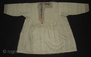 Embroidery Men's Dress from the pashai peaple in nuristan Afghanistan.This Embroidery is same technique like Bengal Kantha embroidery(DSC05716 New)              