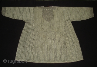 Embroidery Men's Dress from the pashai peaple in nuristan Afghanistan.This Embroidery is same technique like Bengal Kantha embroidery(DSC05716 New)              