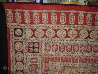 Saudagiri Block Print(Cotton Khadi)From Gujarat,India.Its size is 170cmx215cm(DSC02015 New).                        