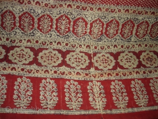 Saudagiri Block Print(Cotton Khadi)From Gujarat,India.Its size is 170cmx215cm(DSC02015 New).                        