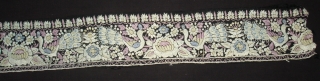 Cheena-Cheeni no Border And Chakla-Chakli no Border, Parsi Lace Borders From Surat Gujarat India.This kind of Lace Borders  were embroidered by Chinese artisans in the town of Surat in Gujarat for  ...