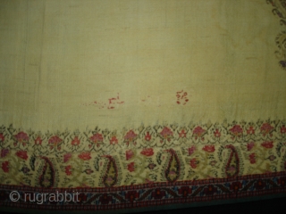 Highly Afgan or Sikh Period Jamawar Long Shawl From Kashmir, India.C.1750.Its Size is 130cmx320cm. Its condition is very good(DSC03848 New).

             