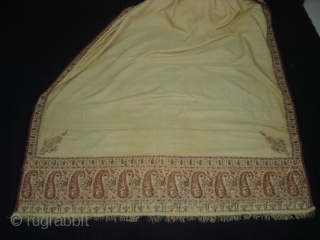 Highly Afgan or Sikh Period Jamawar Long Shawl From Kashmir, India.C.1750.Its Size is 130cmx320cm. Its condition is very good(DSC03848 New).

             