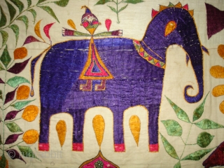 Dharaniya Wall Hanging From Saurashtra Region of Gujarat.India.Its size is 105x128cm(DSC02348 New).                     