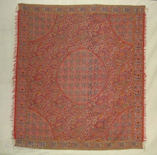 Kashmir Moon shawl from the High Sikh period,c1850, From Kashmir, India.Its size is 142X160cm. very Good Condition(DSC03572 New).               