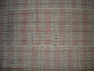 Hamp Naga Shawl(Cotton)From Nagaland, India.Its size is 105cm X170cm.Condition is worn,Because of Age(DSC08815 New).                   