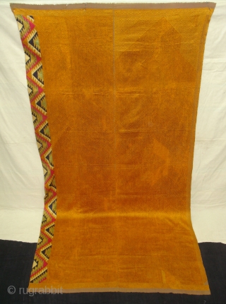 Phulkari From West(Pakistan)Punjab.India.known As Vari-Da-Bagh,Very Rare influence of Panch Rangi Lahariya Design Side Border(DSC00258 New).                  