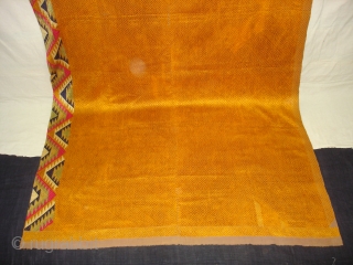 Phulkari From West(Pakistan)Punjab.India.known As Vari-Da-Bagh,Very Rare influence of Panch Rangi Lahariya Design Side Border(DSC00258 New).                  