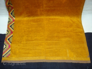 Phulkari From West(Pakistan)Punjab.India.known As Vari-Da-Bagh,Very Rare influence of Panch Rangi Lahariya Design Side Border(DSC00258 New).                  