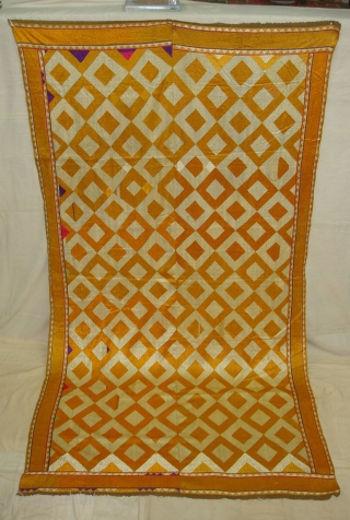 Phulkari From West(Pakistan)Punjab.India.known As Shisha(Mirror)Design Bagh ,very Rare influence of Different Design Shisha(DSC08392 New).                   