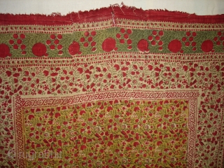 Early Block Print(Cotton Khadi)From Rajasthan,India.Its size is 100cmx155cm(DSC08458 New).                        