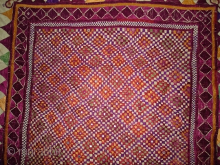 Kathipa Dharaniya Wall Hanging From Bhavnagar District of Gujarat India.This were Traditionally used mainly by Royal Darbar family of Bhavnagar Gujarat India.C.1900.Its size is 135cmx205cm(DSC00448 New).       